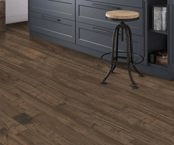 Hardwood floor in a bright Chicago home
